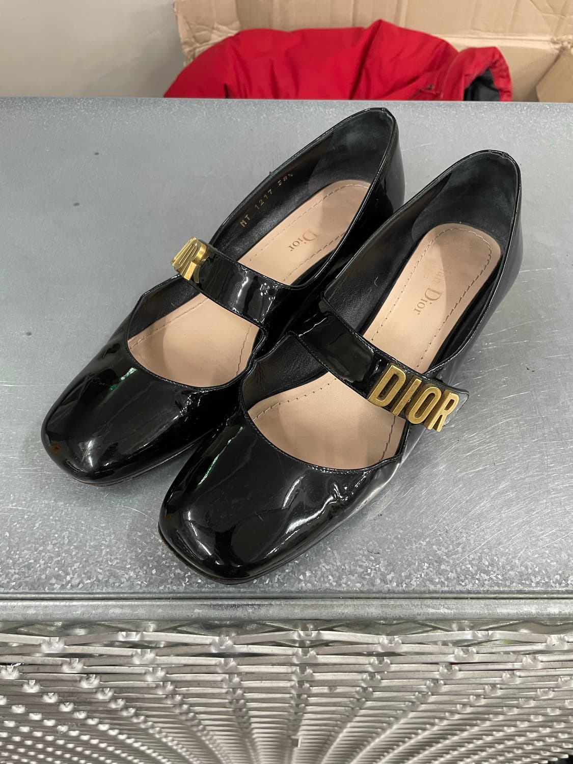 디올 블랙 메리제인 펌프스 38.5 상품이미지2