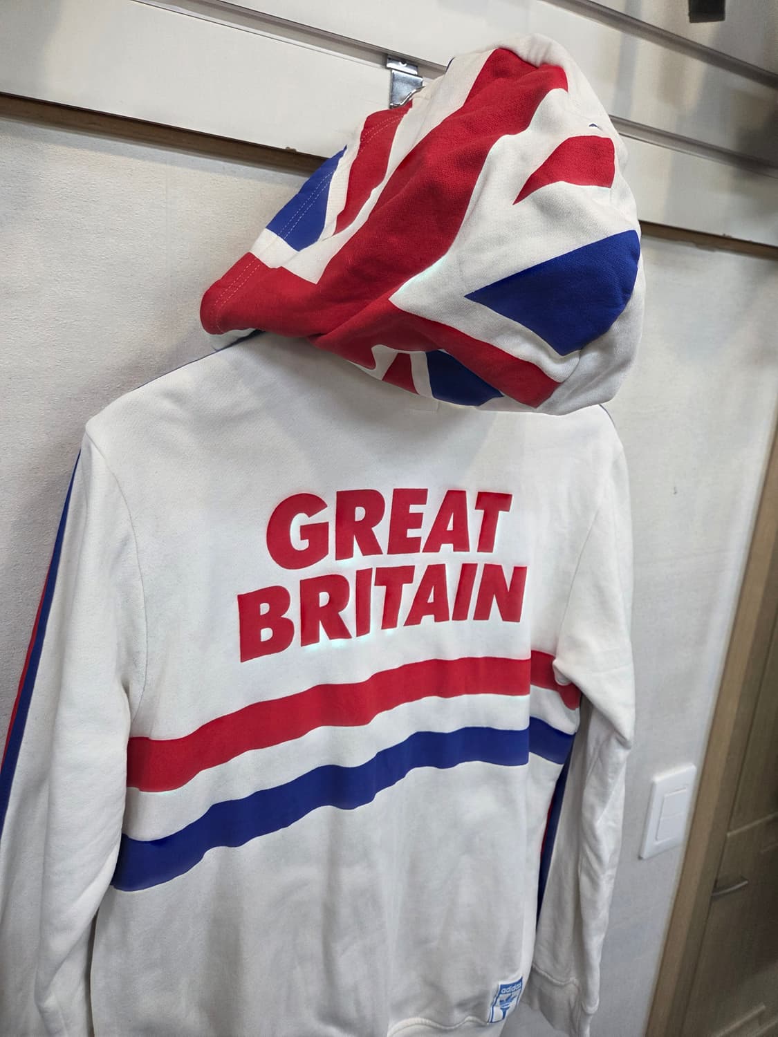 아디다스 신영국 기모 트랙 져지 후드집업 L 상품이미지3