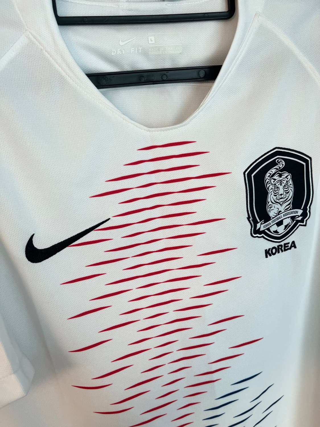 나이키 대한민국 러시아 월드컵 축구 국대 어웨이 유니폼 져지 [L]  상품이미지5