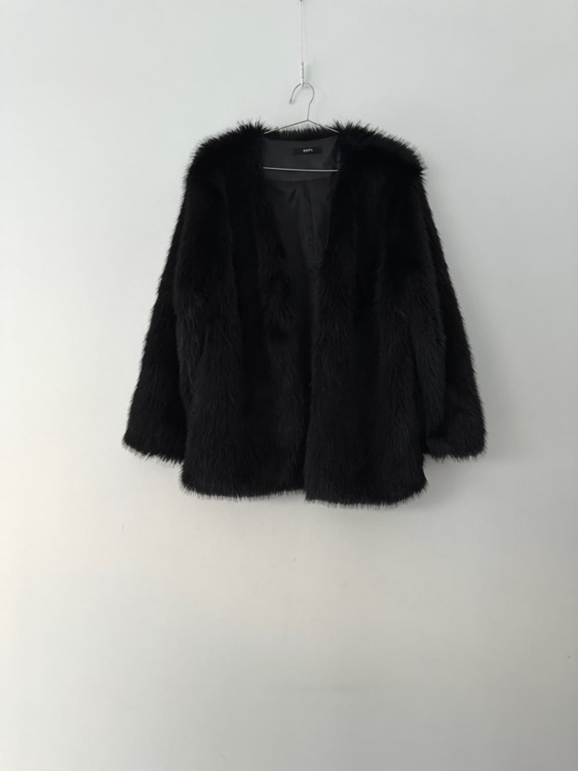 Basic fur jacket / black 상품이미지3