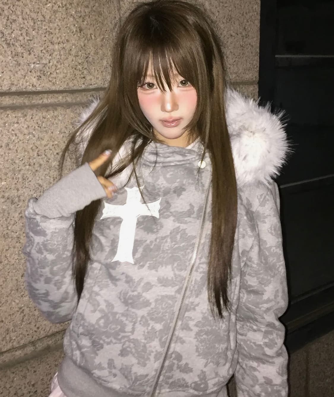 러브이즈트루 퍼 아우터 상품이미지1