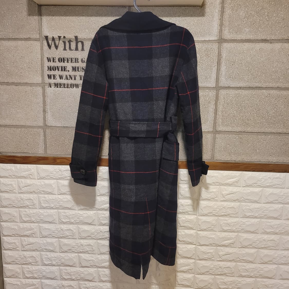 비비안웨스트우드 울 벨티드 코트 40 상품이미지2