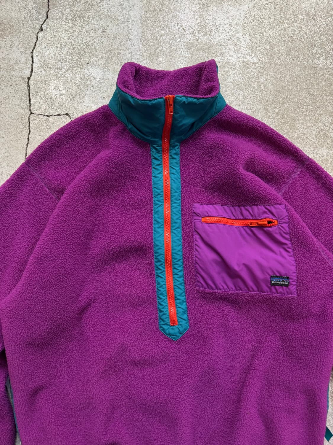 80s 파타고니아 레트로X 하프집업 플리스 USA 상품이미지4