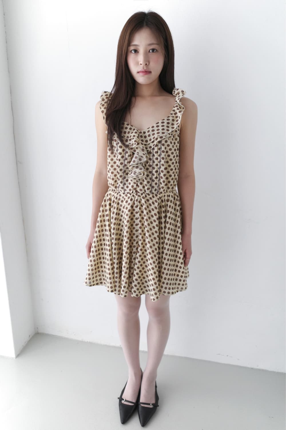 axes femme) frill dot one-piece 상품이미지4