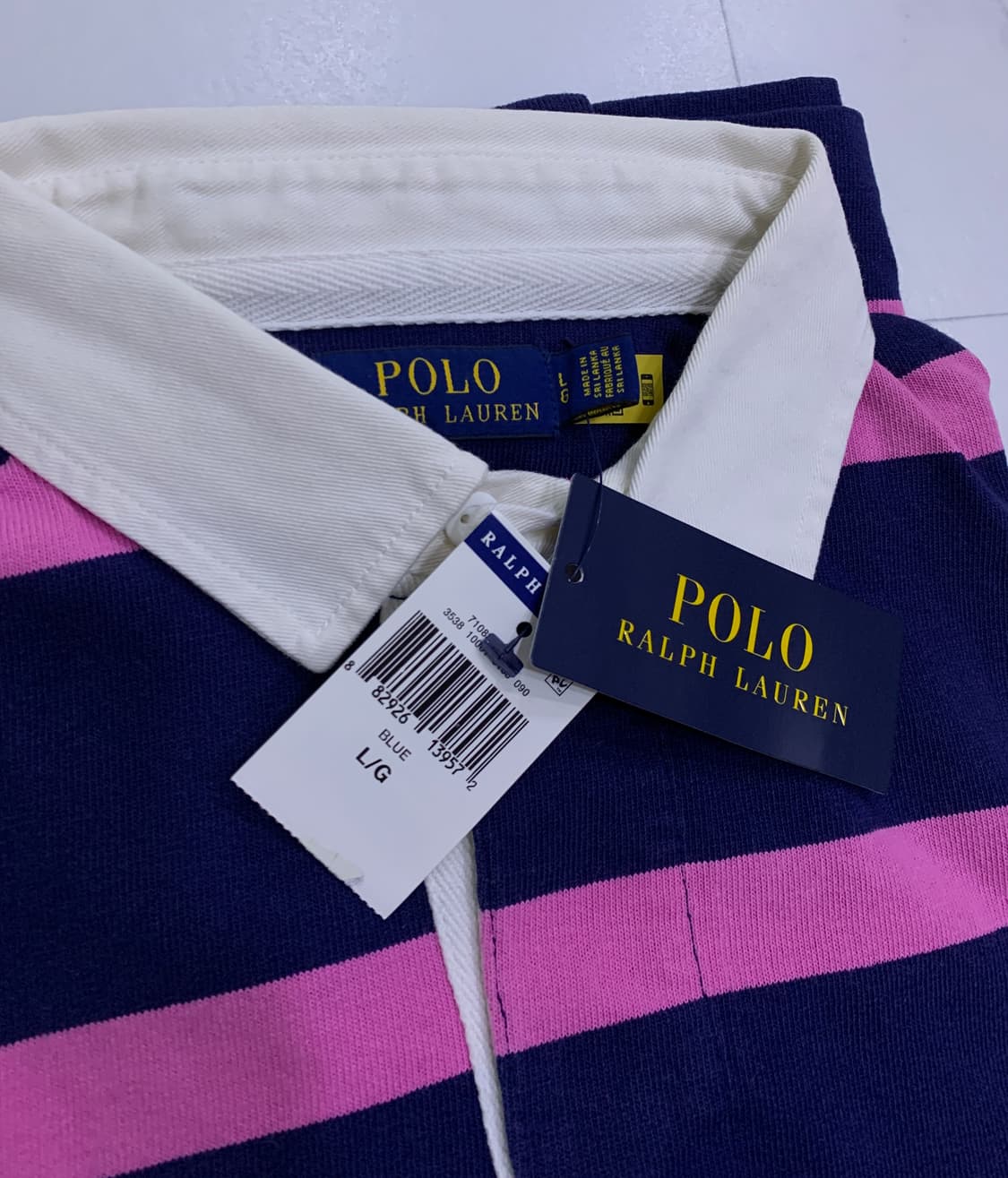 (새상품) 폴로 아이코닉 김원중 럭비셔츠 상품이미지3