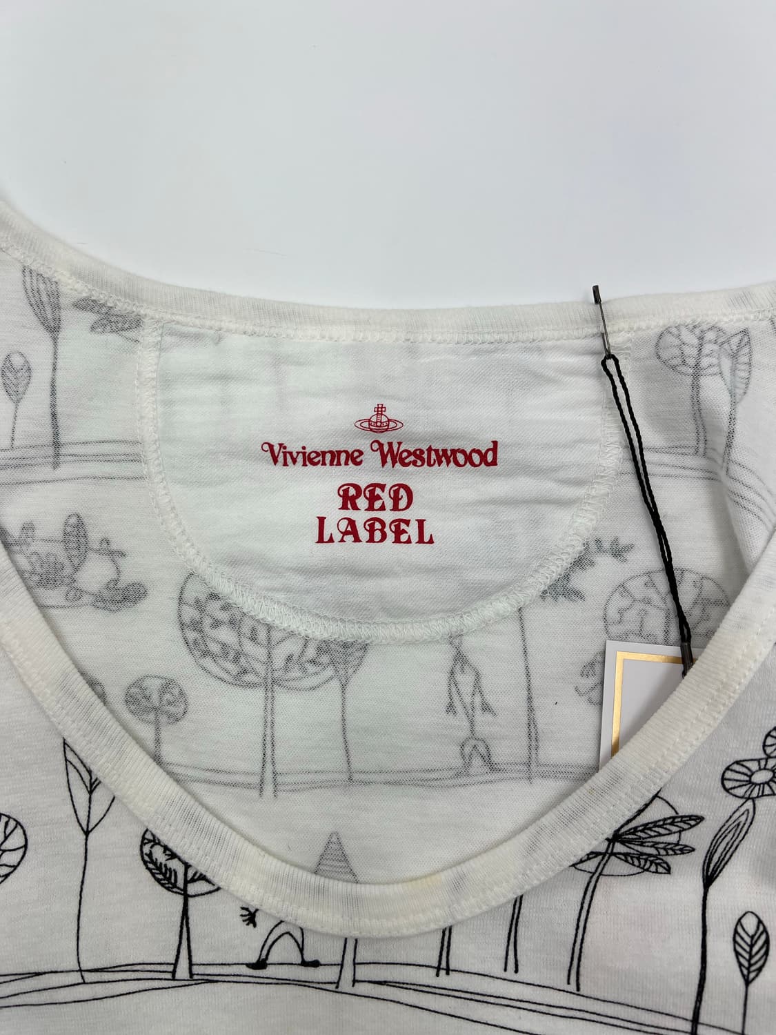 비비안 웨스트우드 프린팅 반팔 티셔츠 상품이미지3