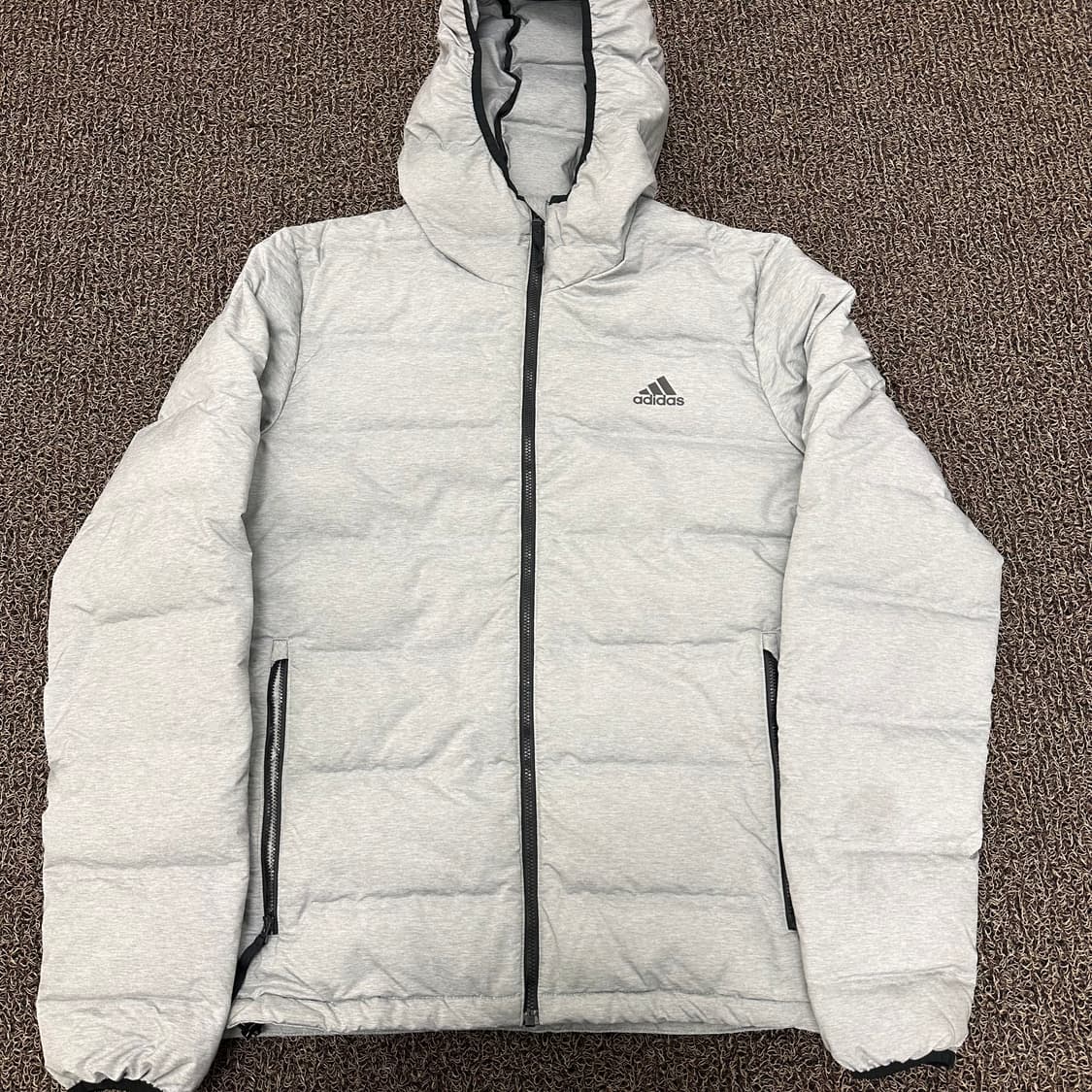 아디다스 덕다운 패딩 점퍼 그레이 M 상품이미지1