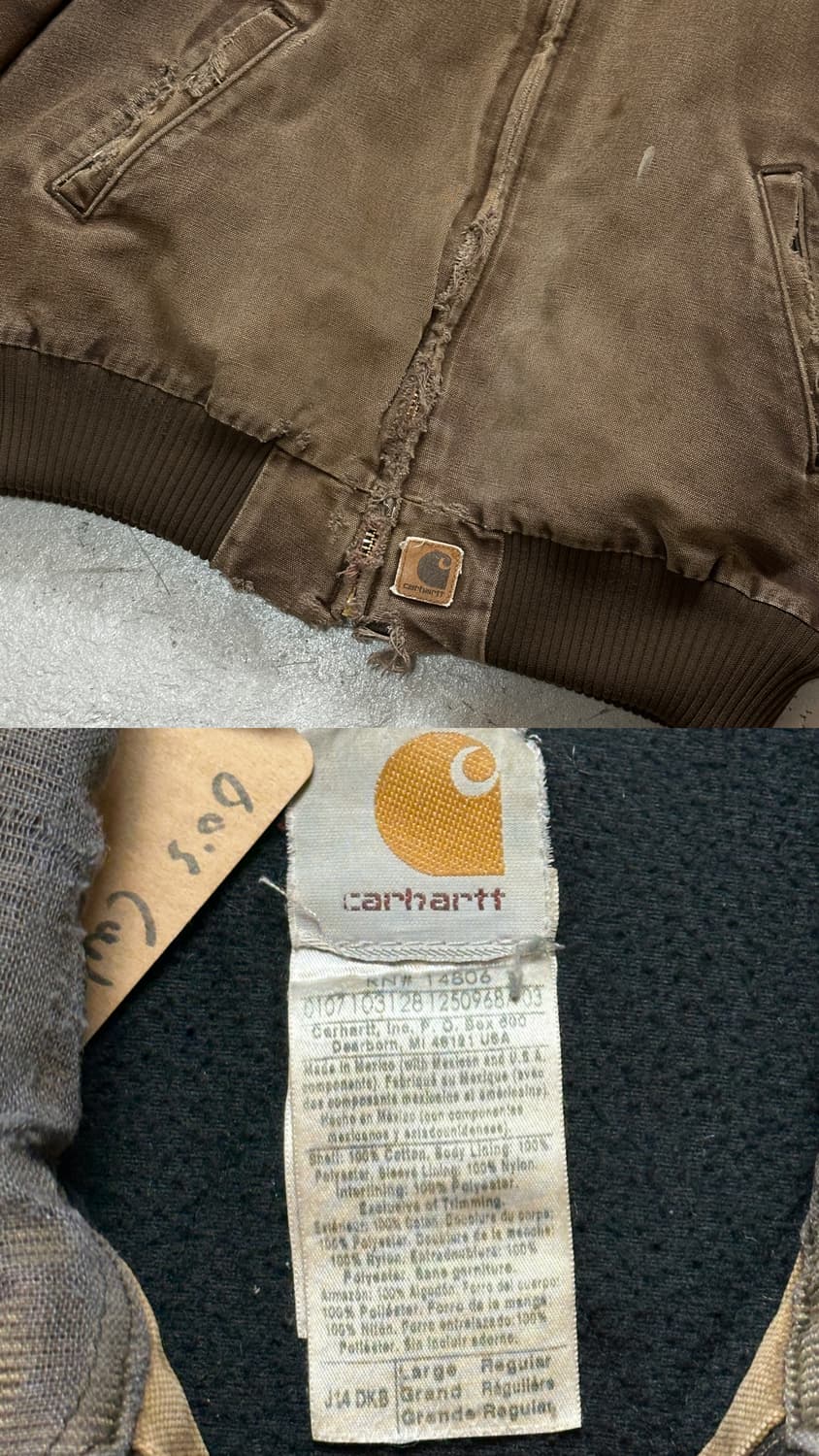 00's OG 칼하트 J14 산타페 칼하트 DKB 디트로이트 상품이미지9