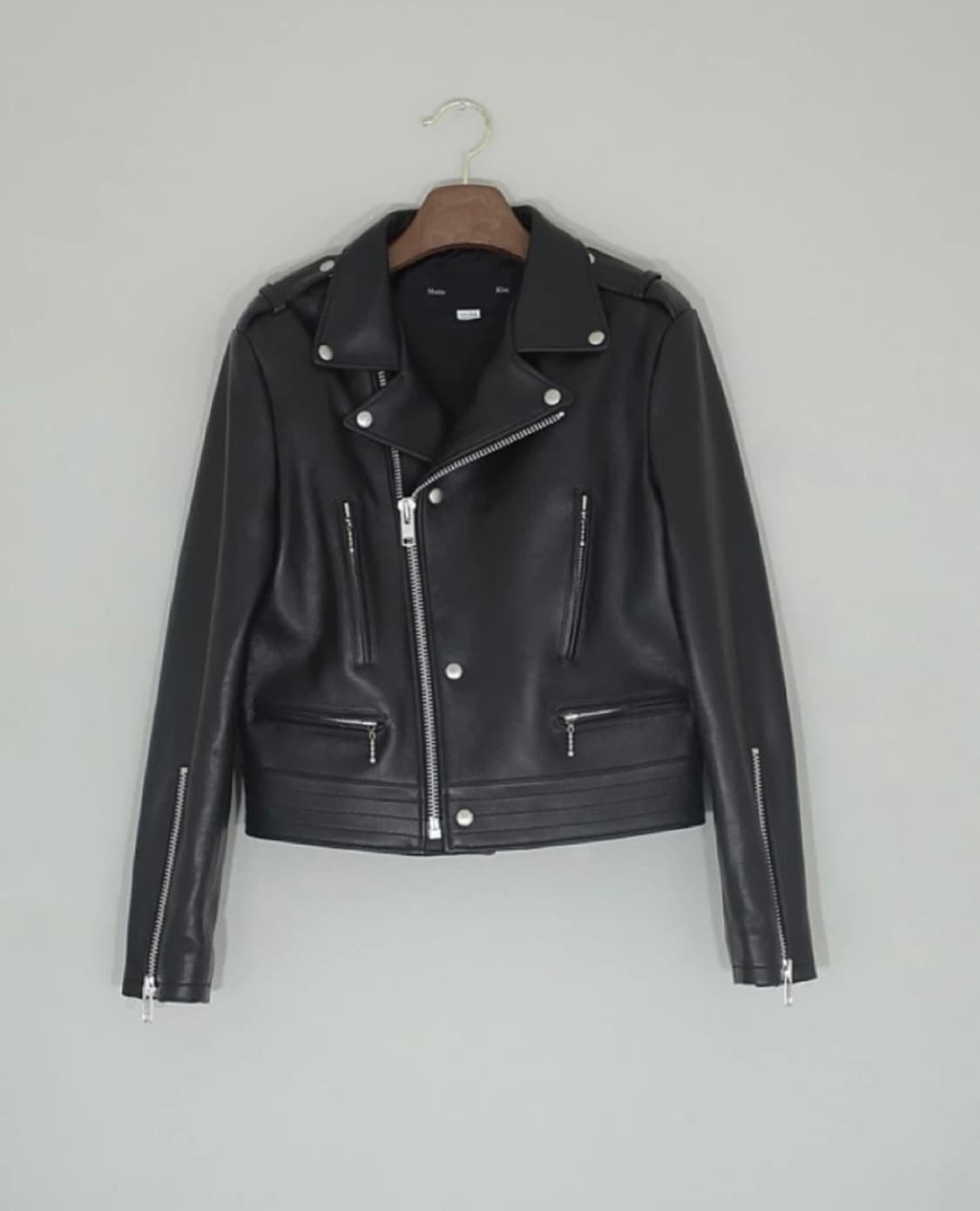마뗑킴 레더 라이더자켓 m 상품이미지8