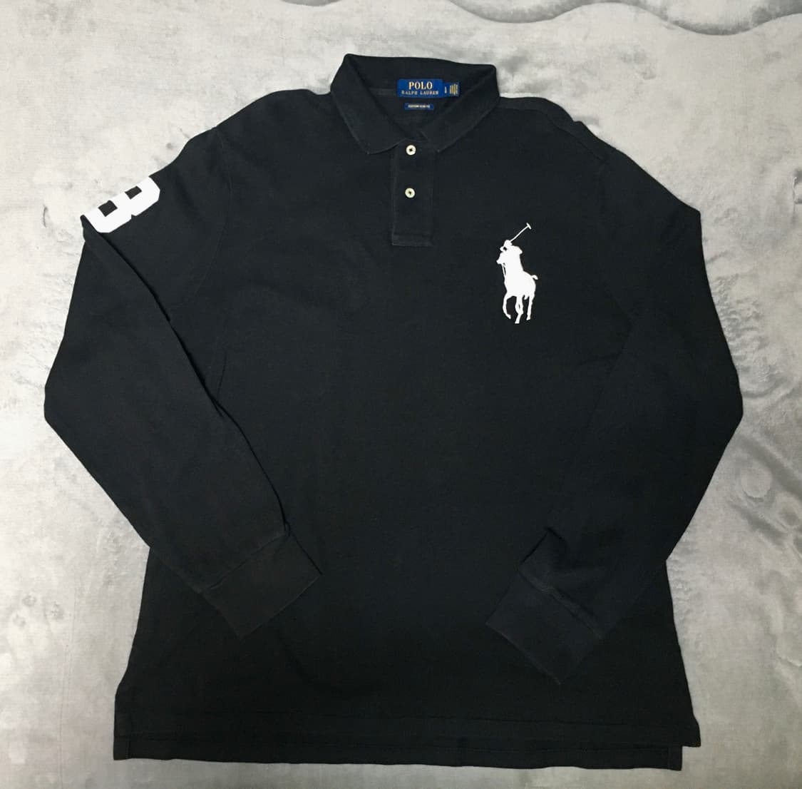 폴로 랄프로렌 빅포니 블랙화이트 상품이미지1