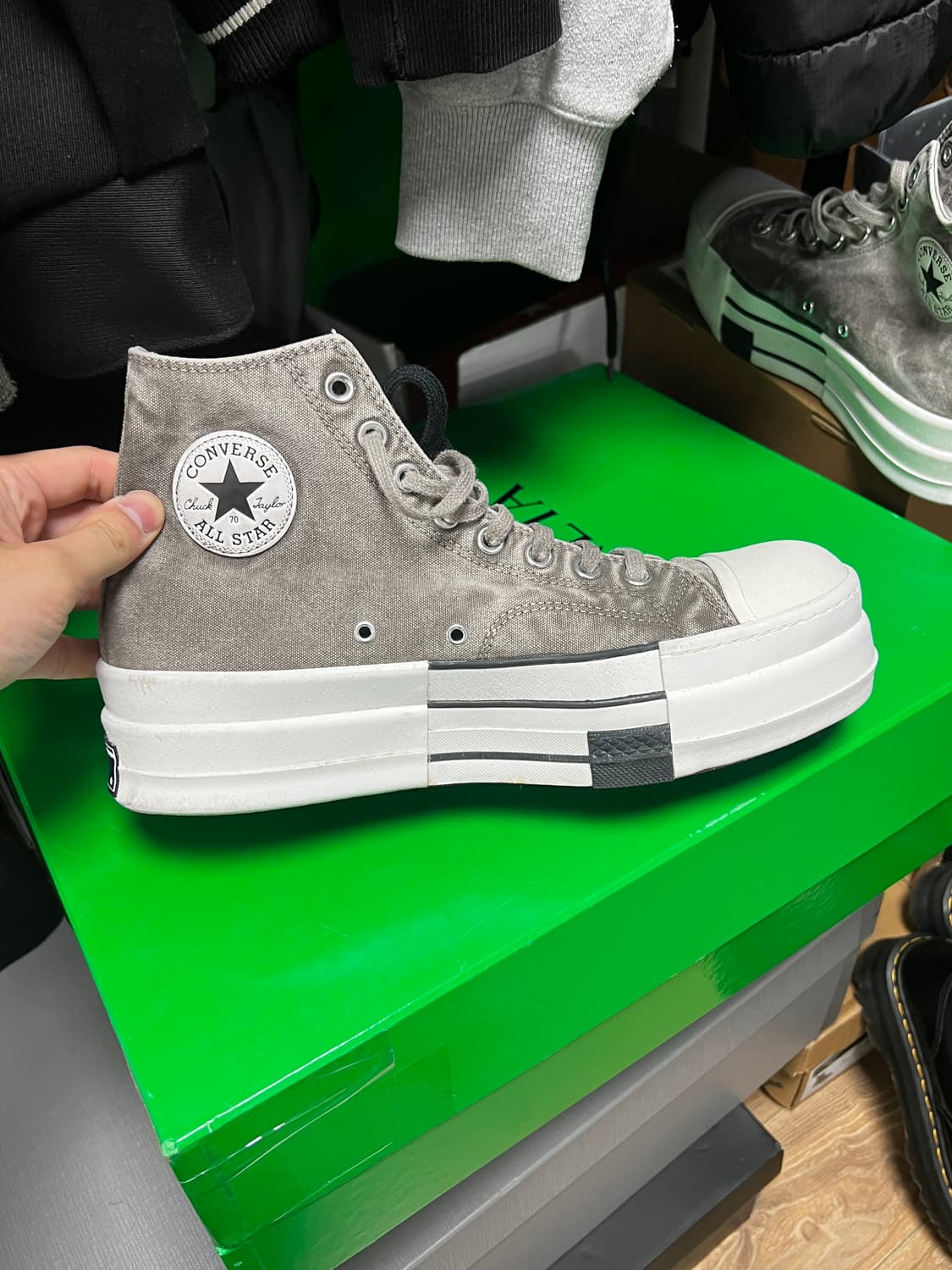 컨버스x 다크쉐도우 더블 다크스타 오버딩 척 70 300사이즈 상품이미지5