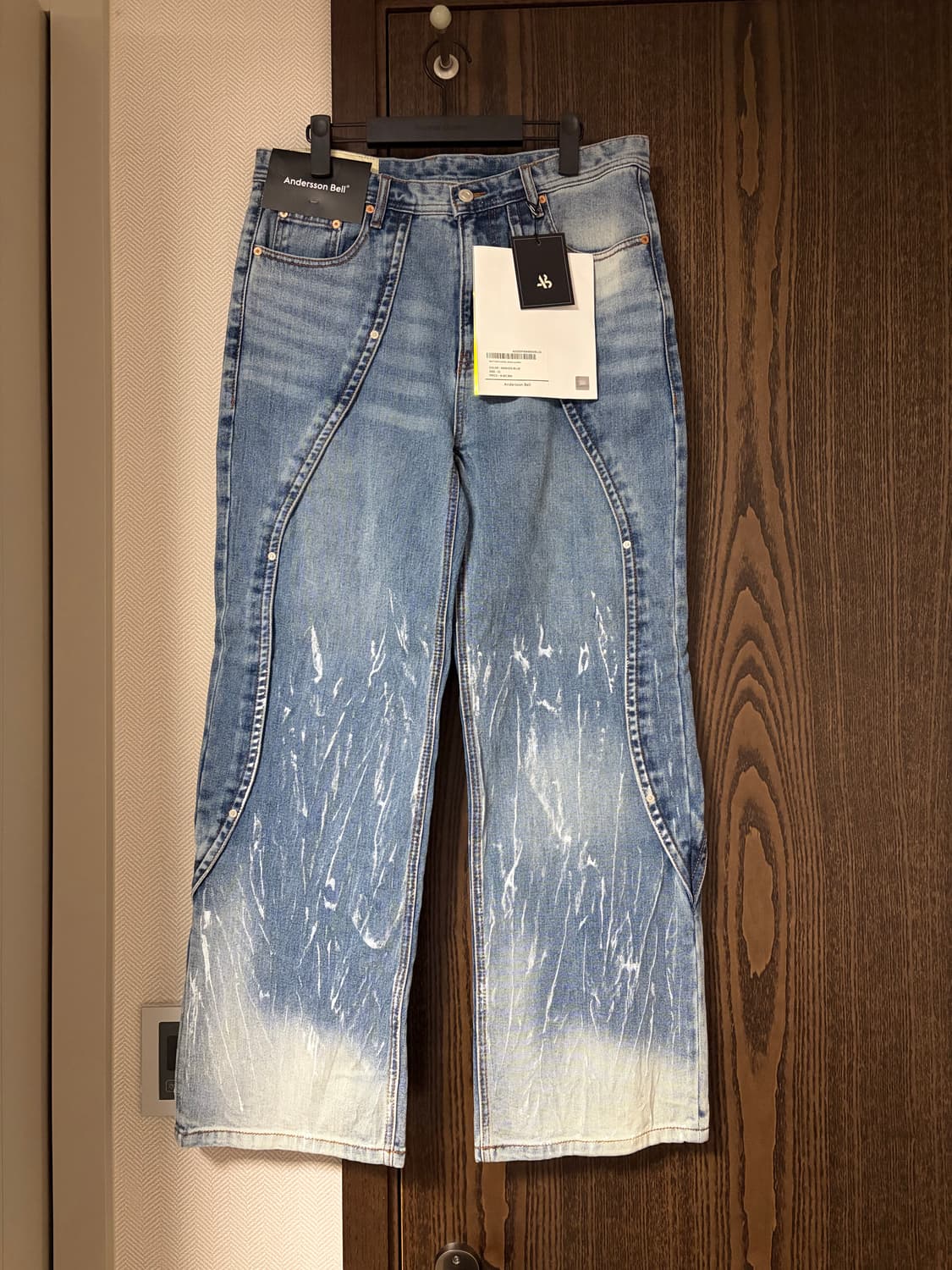 [33] 앤더슨벨 매튜 커브드 진 새상품 상품이미지1