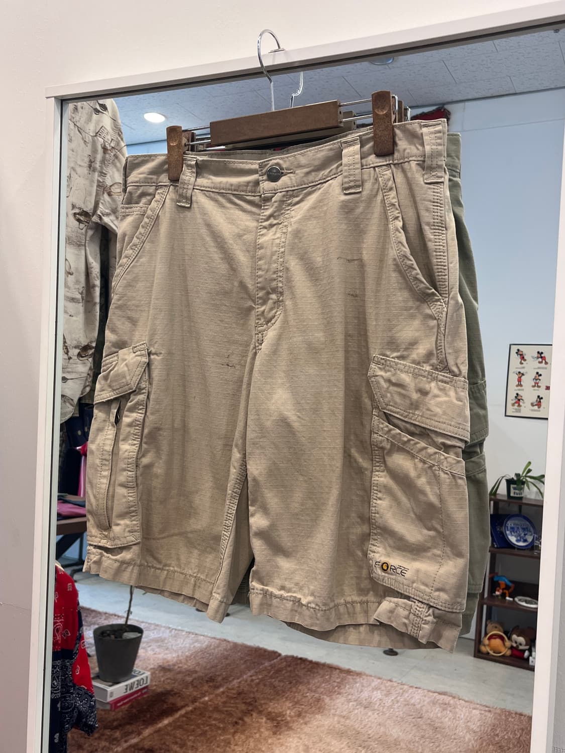 Carhartt 칼하트 립스탑 카고 하프 팬츠 (33inch) 상품이미지1