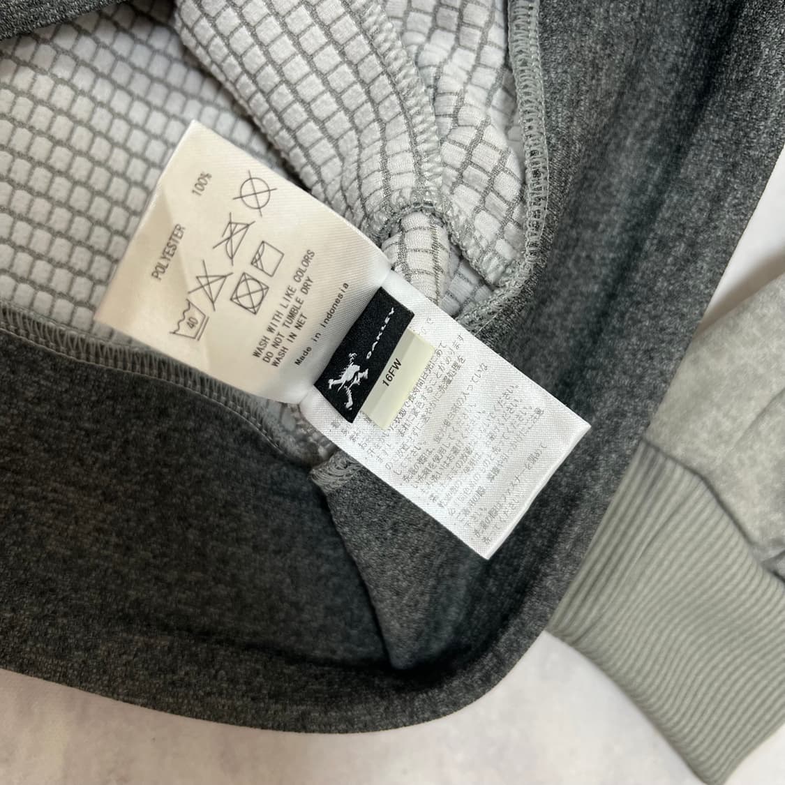 오클리 써클 로고 후드 집업 그레이 상품이미지10