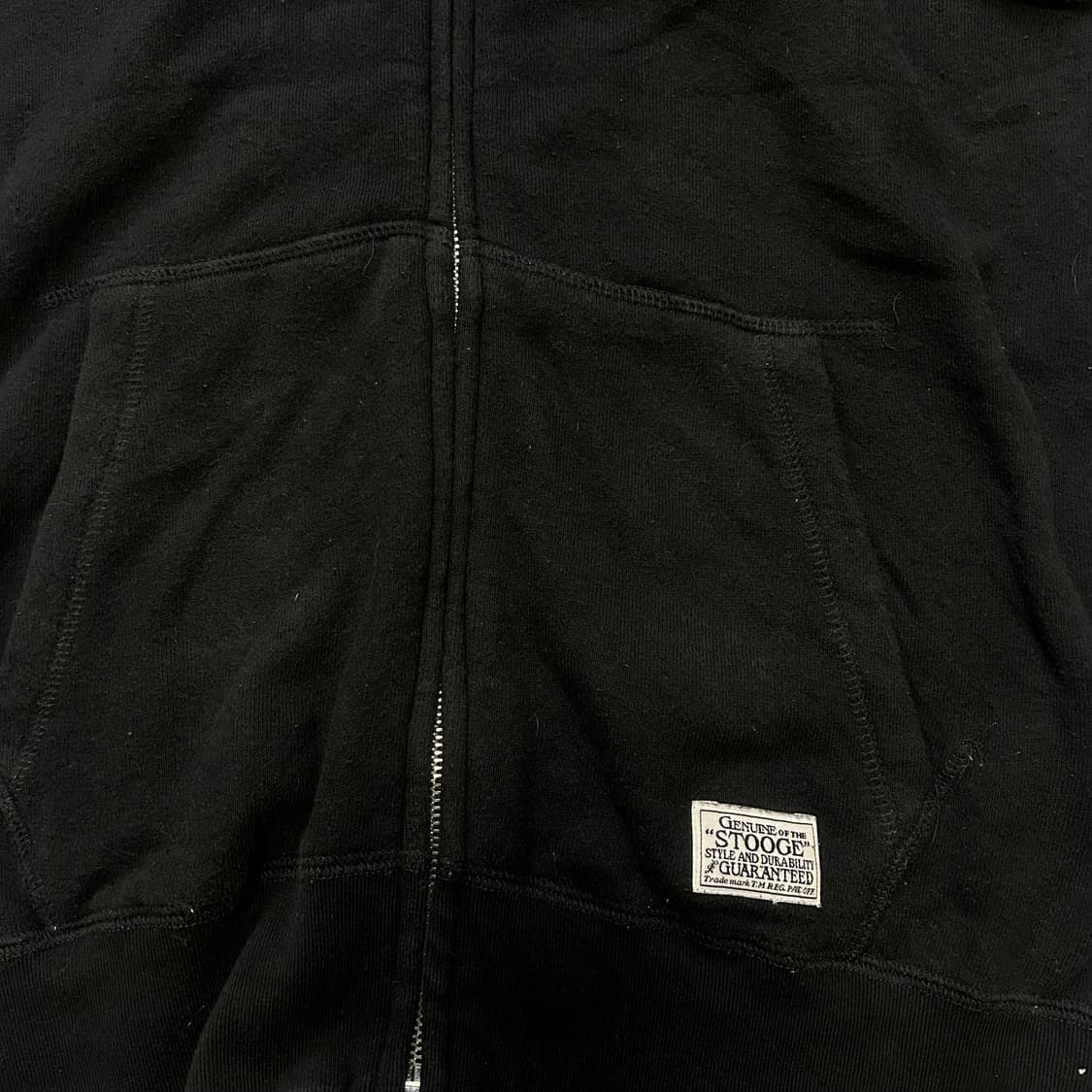 Stooge&Co Lettering black Hoodie zip-up 상품이미지5
