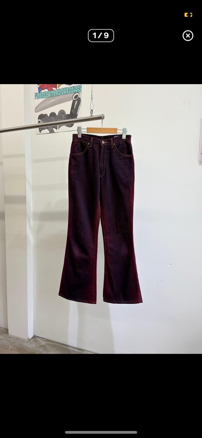 랭글러 핑크 워싱 부츠컷 진 상품이미지1