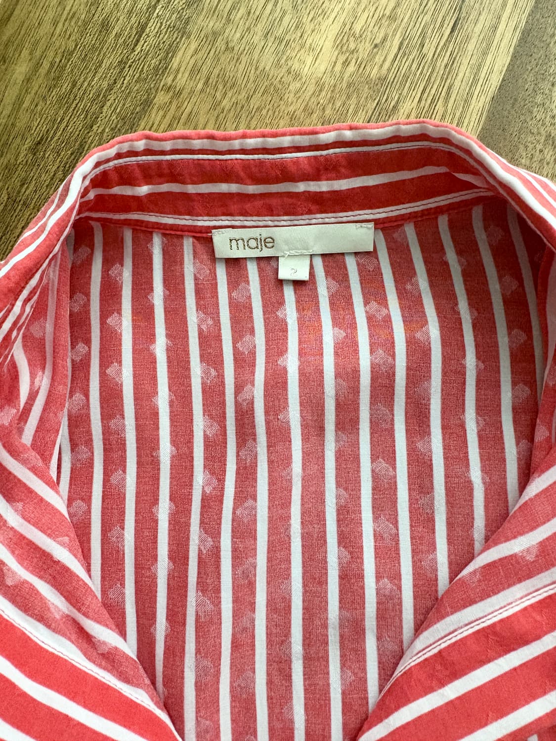 마쥬 스트라이프 셔츠 2 (m) 상품이미지3