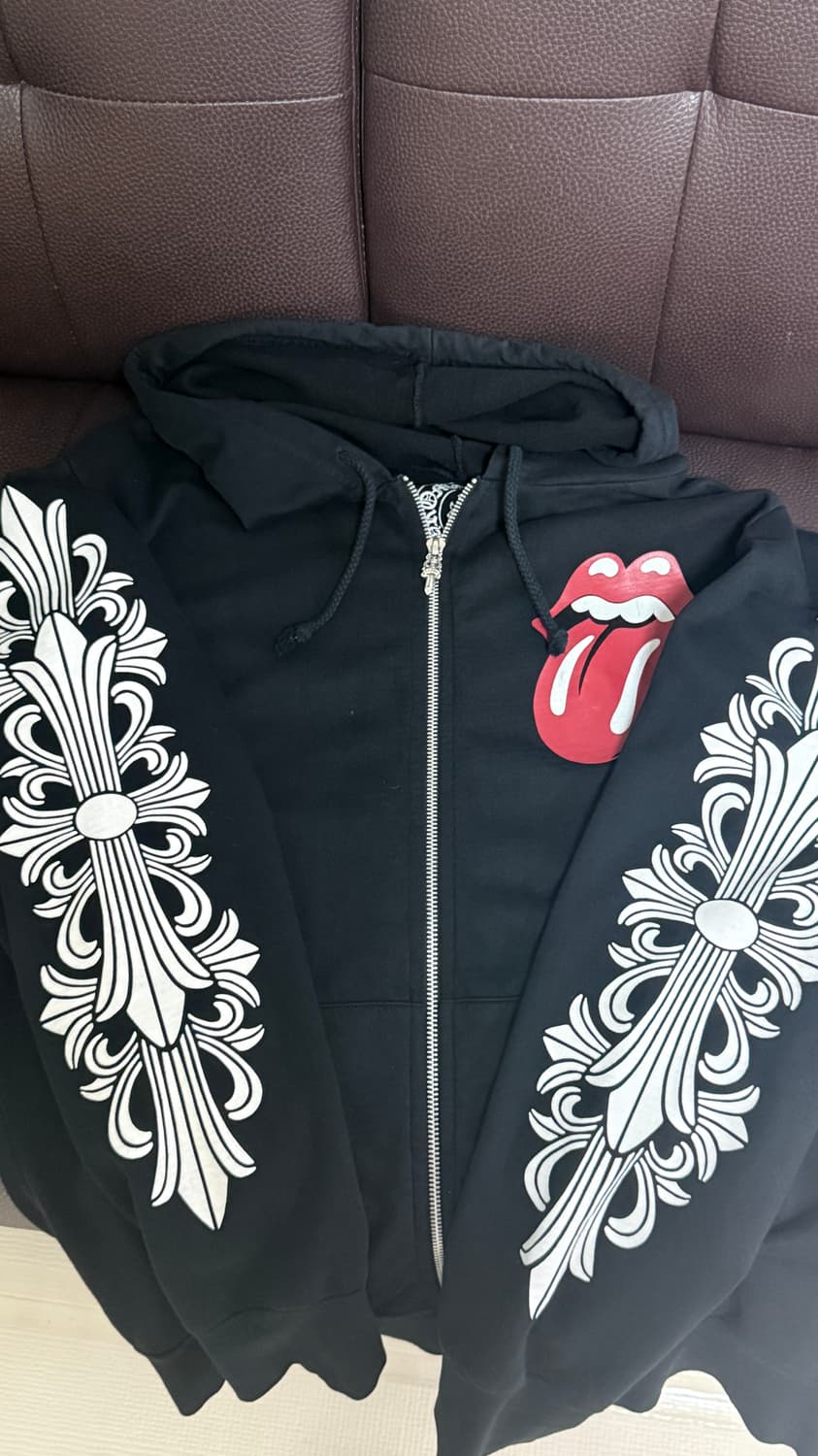 크롬하츠 후드집업 롤링스톤즈 m새상품급 상품이미지1