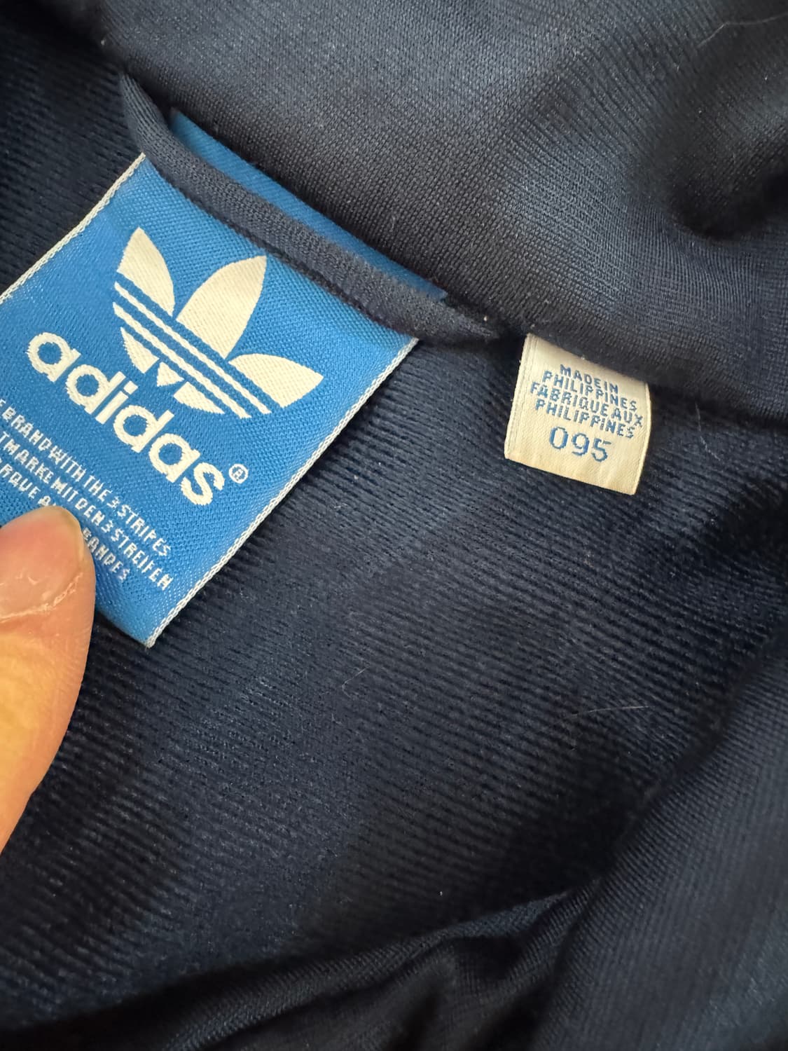 아디다스 올드스쿨 파이어버드 져지 트랙탑 네이비 상품이미지3