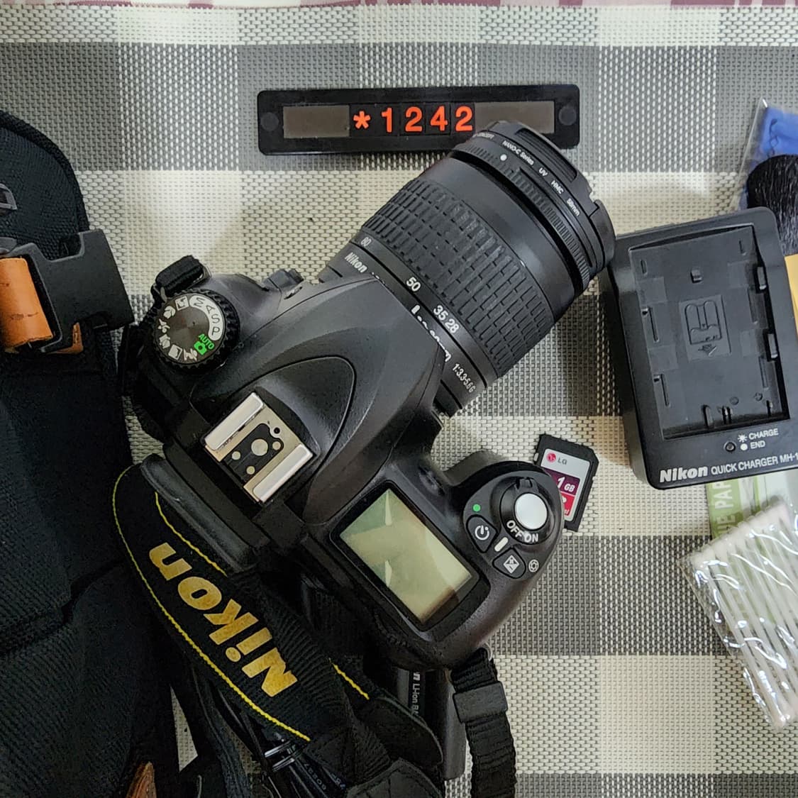 니콘 D50 디지털카메라 28-80미리 줌렌즈 가방 세트 상품이미지4