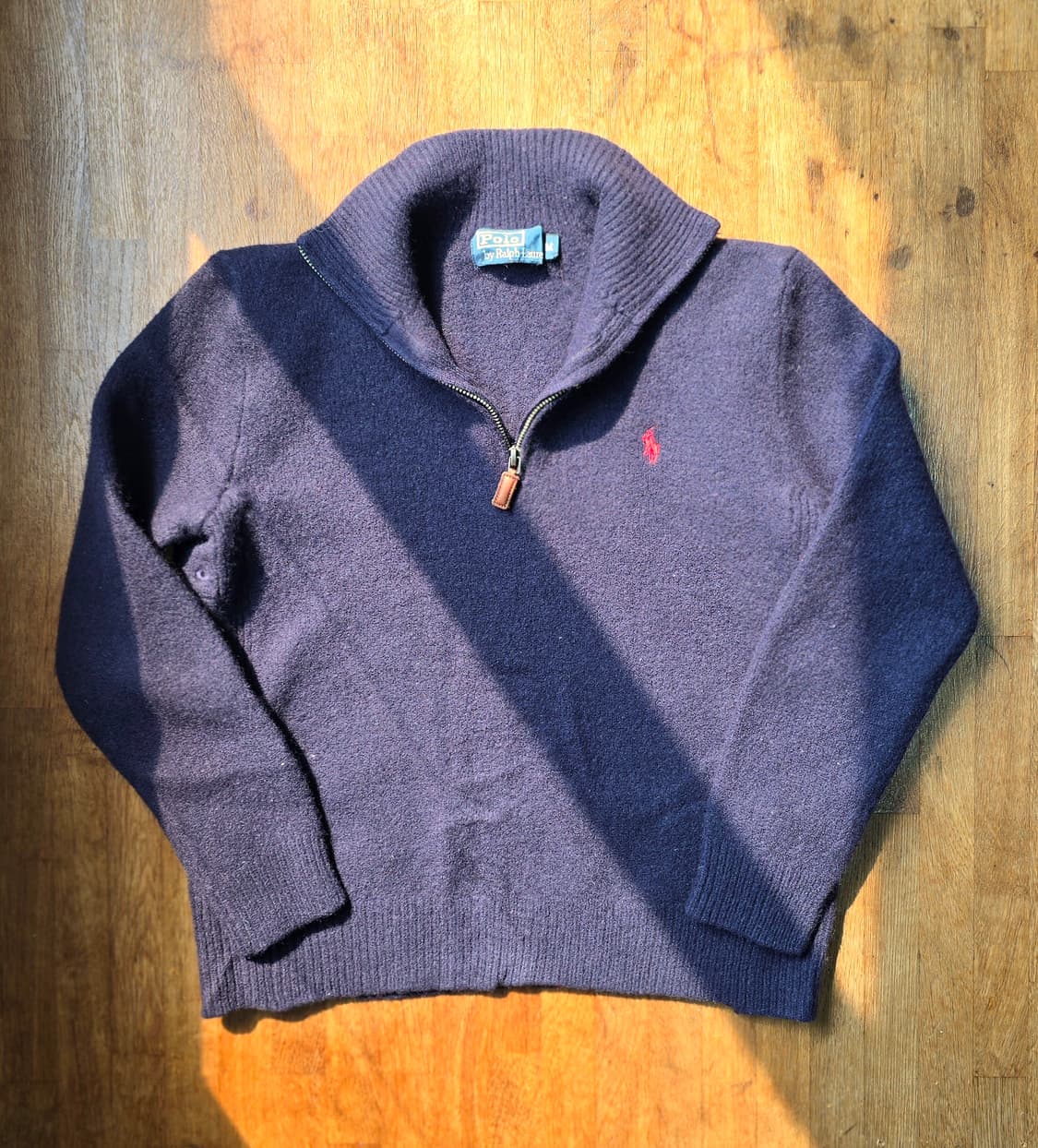 폴로 랄프로렌 키즈 램스울 집업 니트  상품이미지1