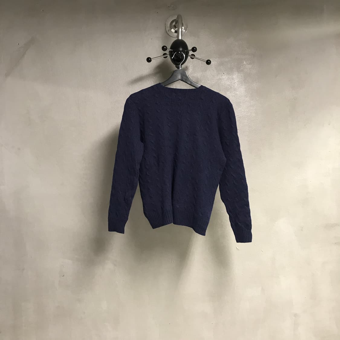 폴로 랄프로렌 케이블 니트 네이비 L(W) 상품이미지7