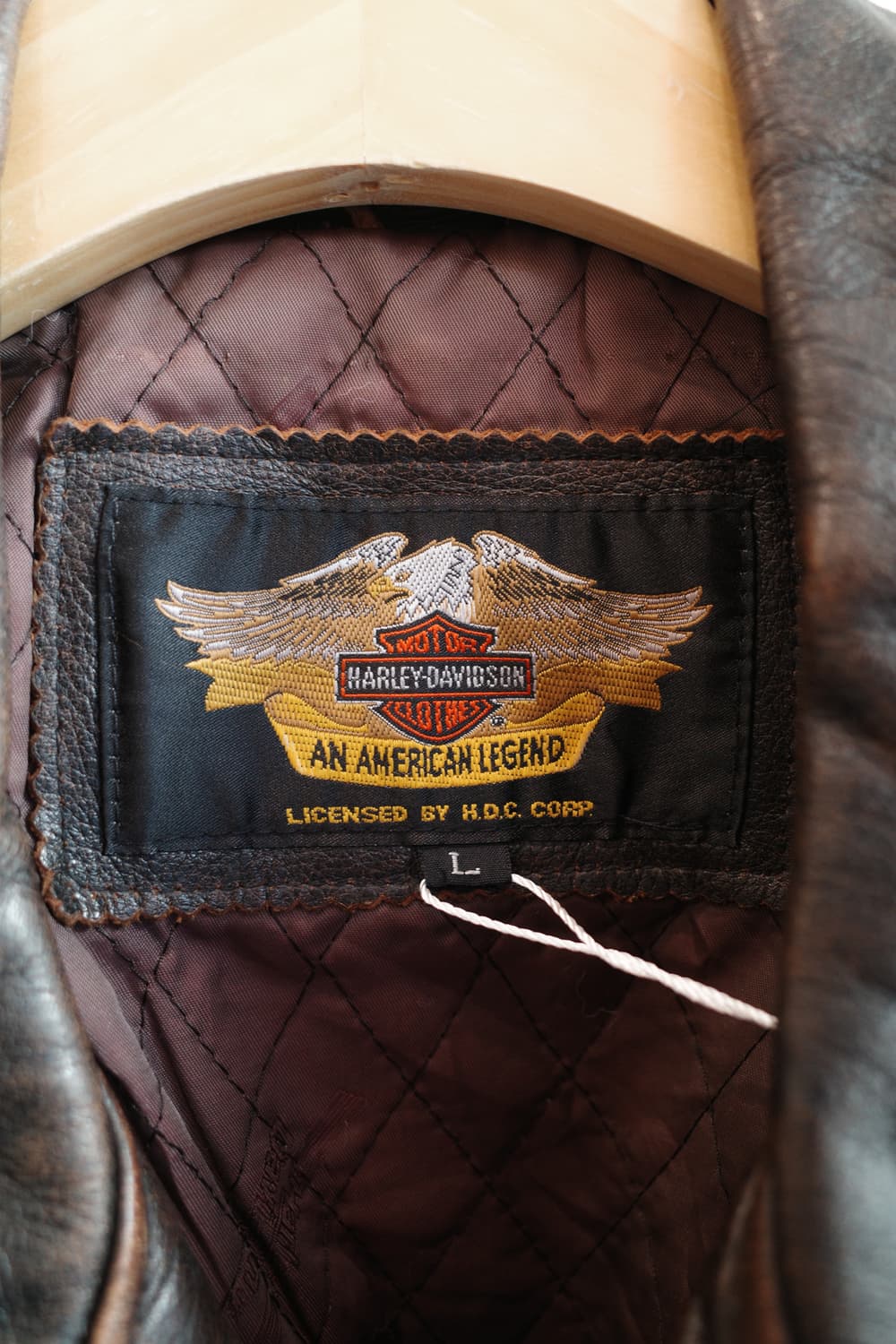 Harley Davidson 소가죽 라이더 자켓 상품이미지3