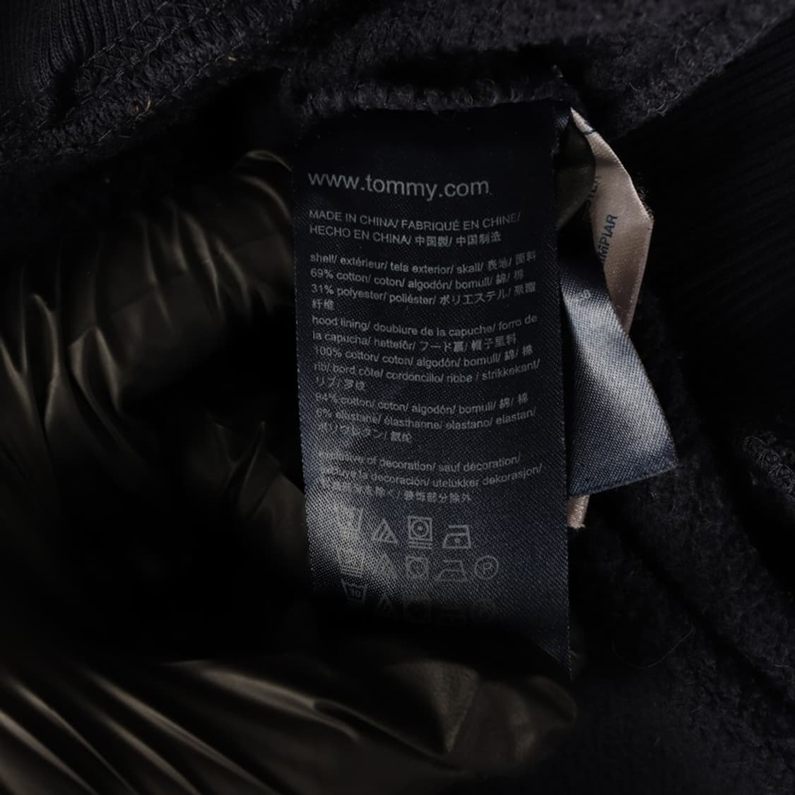 타미힐피거 빅 스펠아웃 네이비 후드집업 XL 상품이미지6