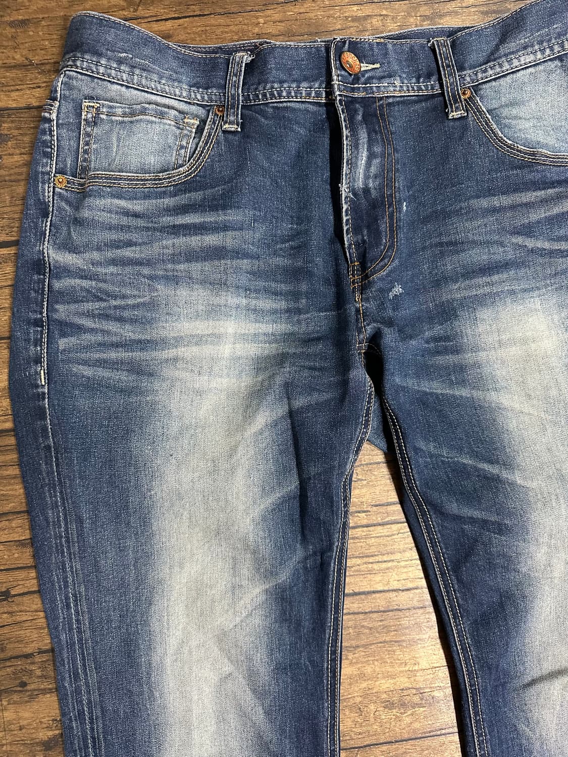 버커루진스 34사이즈 빈티지 워싱 데님 상품이미지2