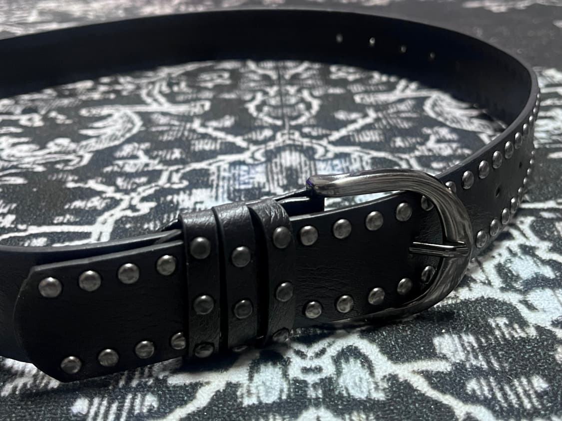 스터드 가죽 벨트 (새상품) 상품이미지1