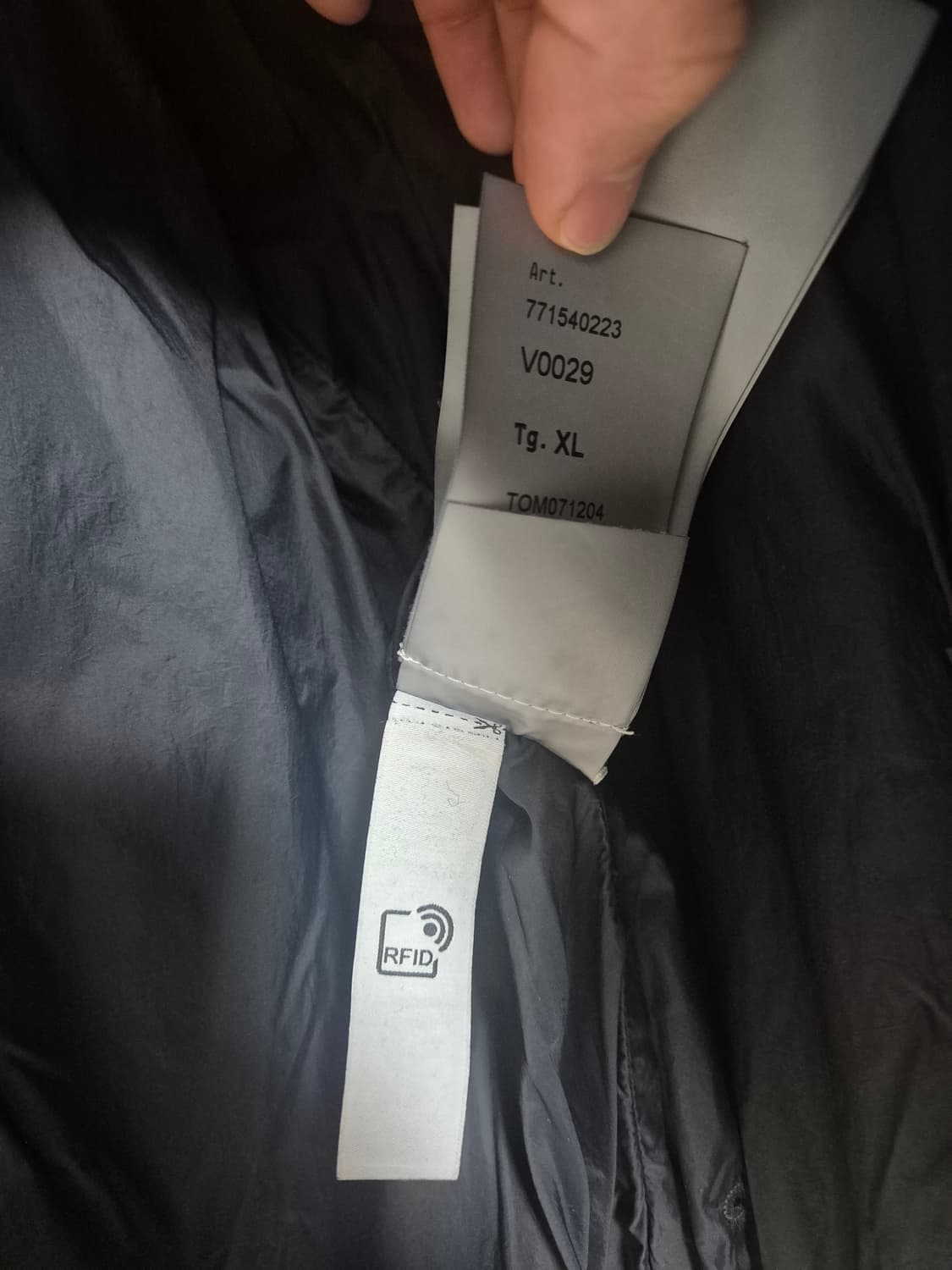 스톤아일랜드 22FW 크링클랩스 블랙 XL 상품이미지7