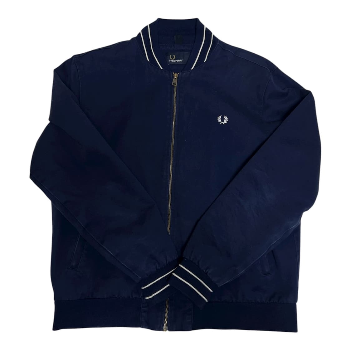 프레드페리 네이비 봄버 자켓 빈티지 L 상품이미지1