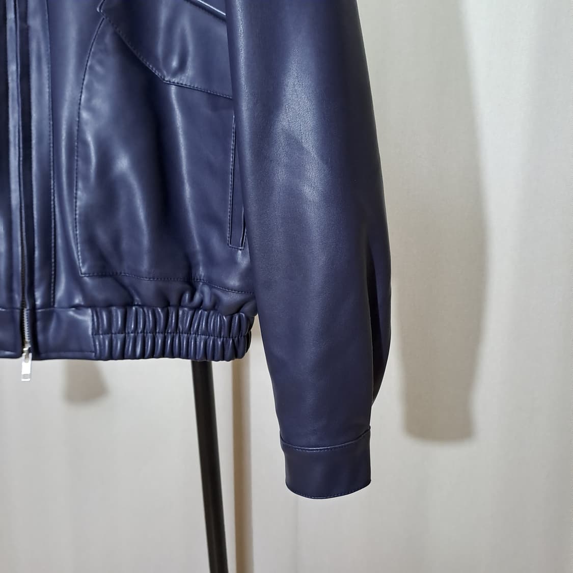 (새상품급) 스페로네 A-2 비건 레더 자켓 L B418 상품이미지3