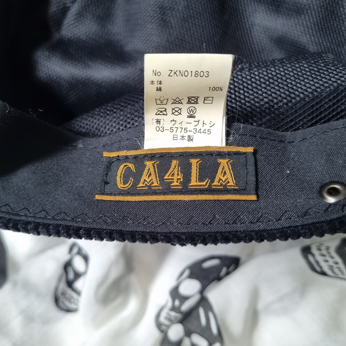 CA4LA 코듀로이 워크캡 블랙 상품이미지6