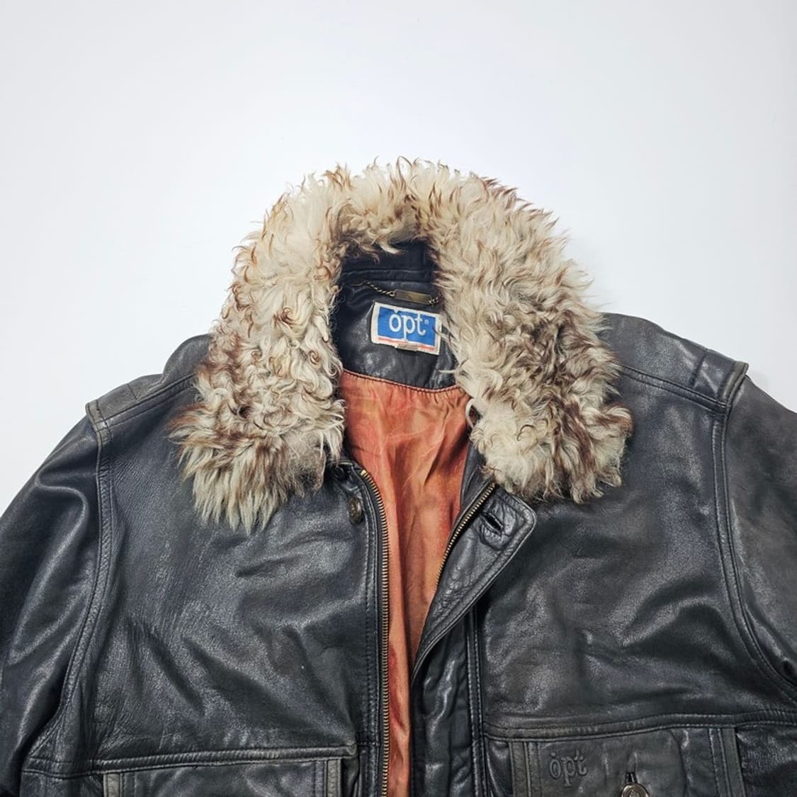 opt 양가죽 레더 자켓 상품이미지6