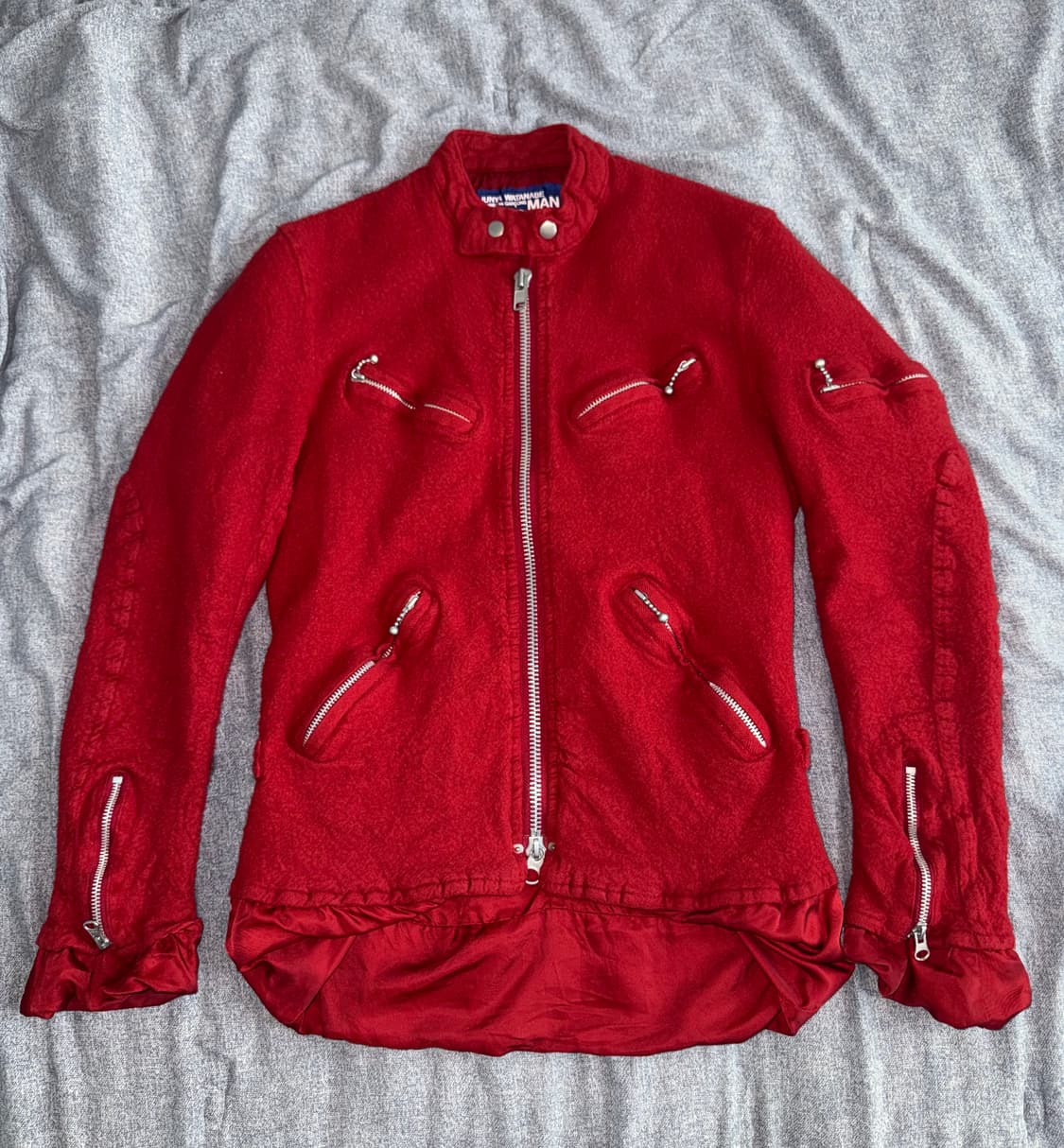 준야와타나베 07aw 축융 울 라이더자켓 상품이미지1