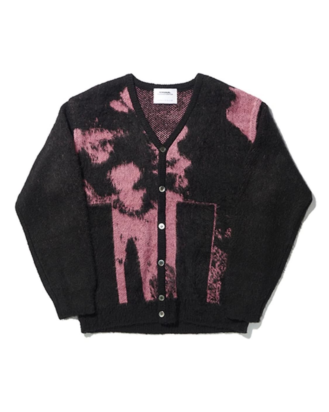 NOMANUAL BD HAIR CARDIGAN PINK (20FW) 상품이미지1