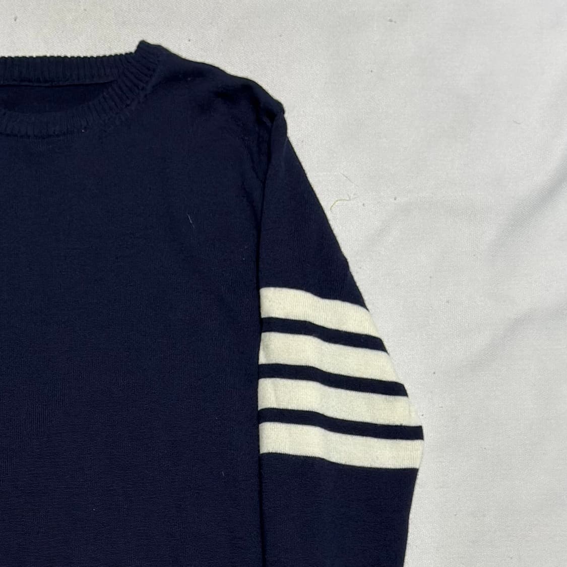 톰브라운 사선완장 네이비 울 니트 상품이미지1