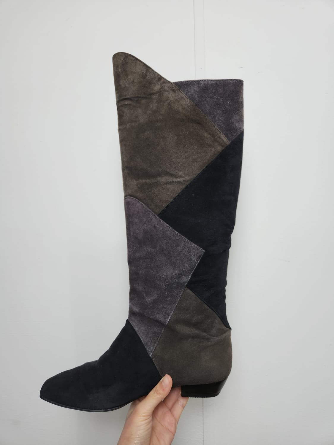 (란셀) 스웨이드 롱 부츠 상품이미지5