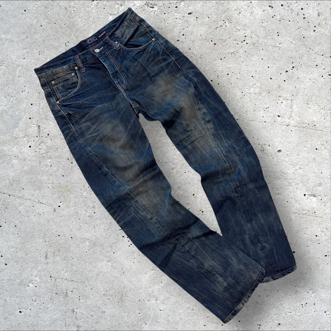 [30] 11s 에비수 포켓 로고 데님 청바지 팬츠 C751 상품이미지2