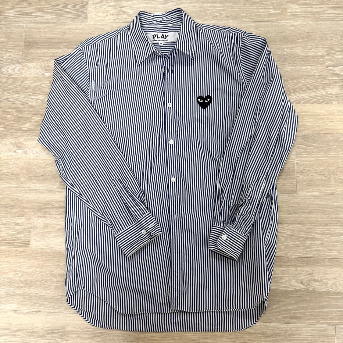 꼼데가르송 스트라이프 셔츠 M 상품이미지1