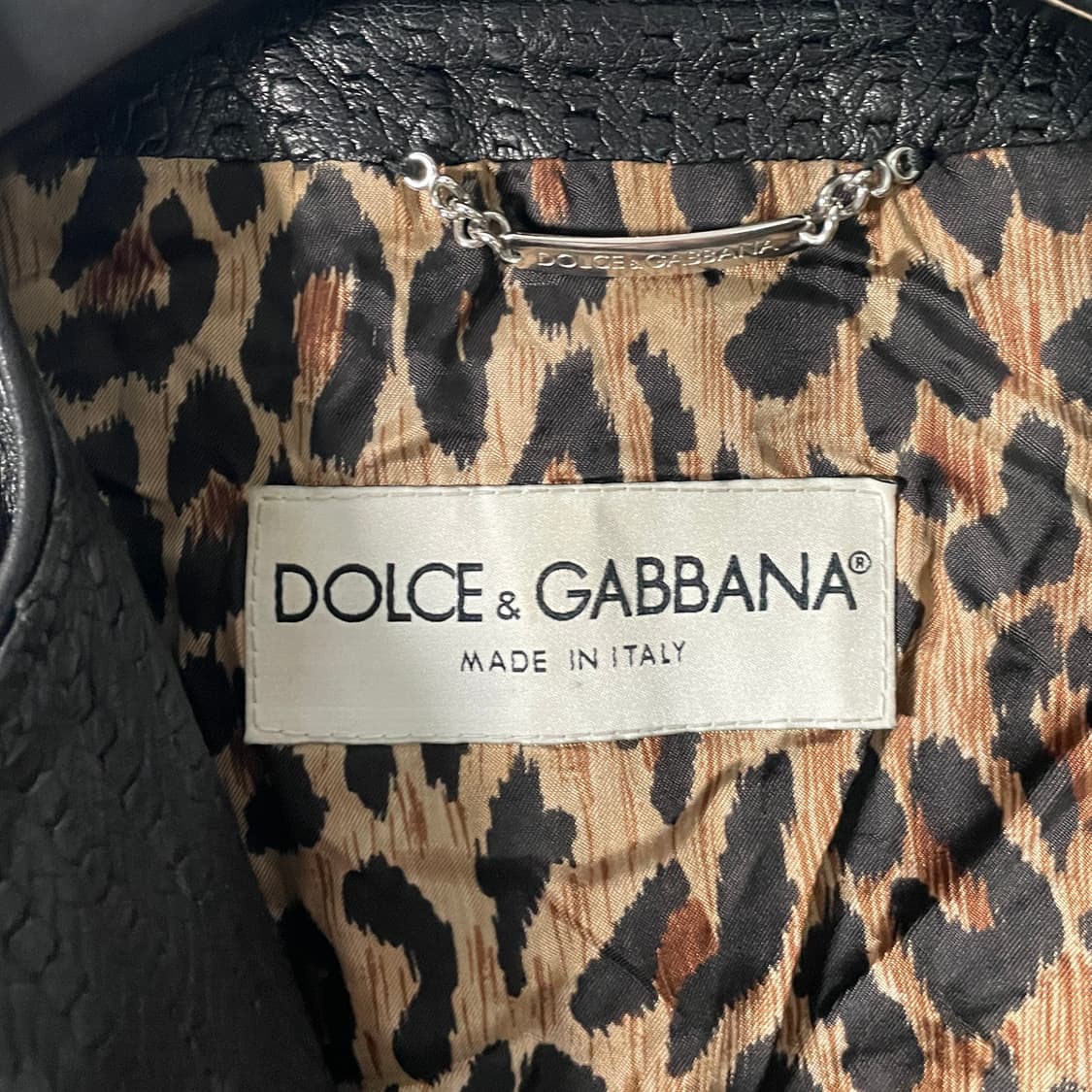 돌체엔가바나 우먼스 리얼레더 가죽자켓  (on.744)   상품이미지7