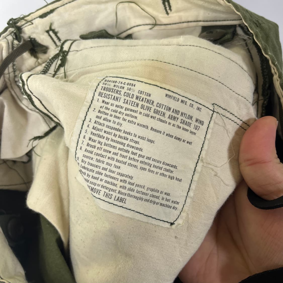 [Military] 70's US Army M-65 카고 필드팬츠 상품이미지6