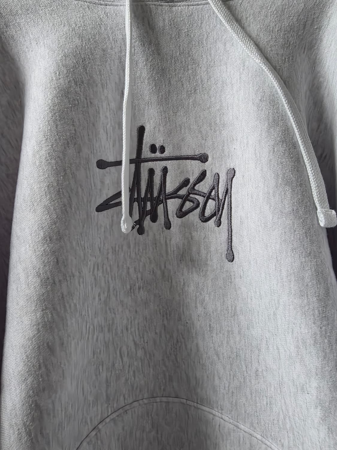 스투시 베이직 후드티 애쉬헤더 색상 상품이미지1