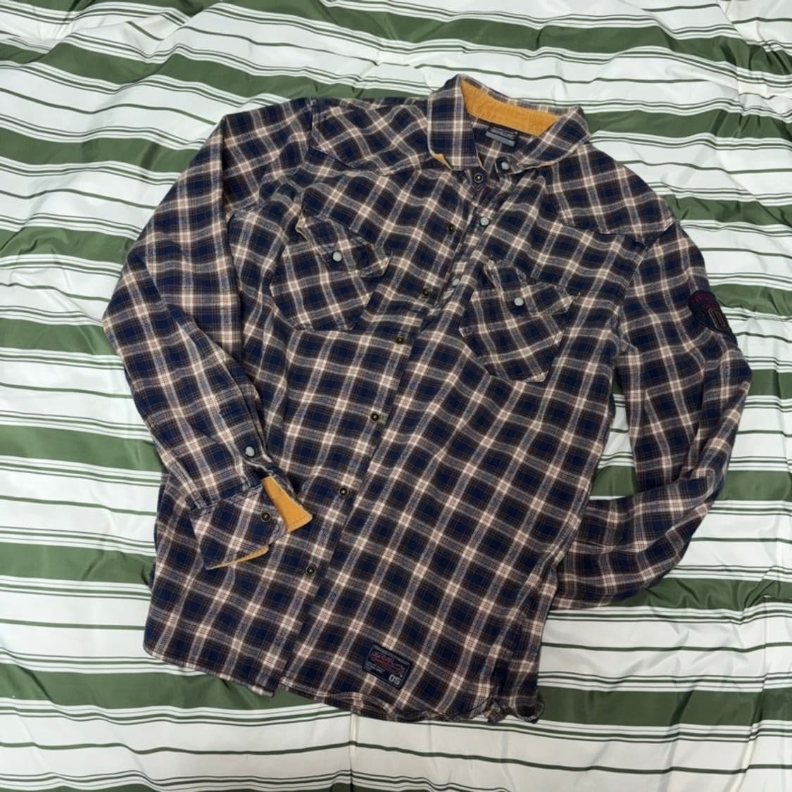 fubu corduroy checkshirt 상품이미지2