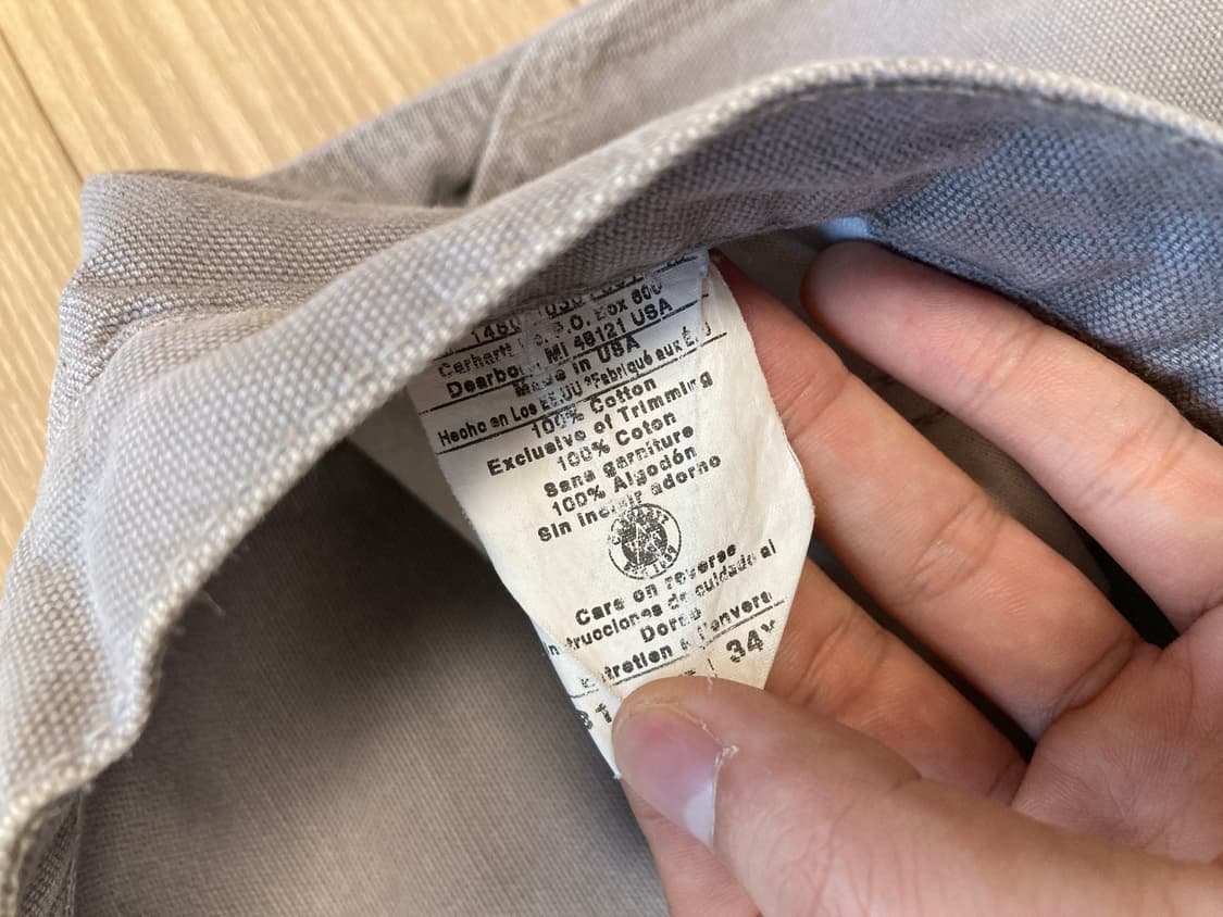 칼하트 90s usa made 싱글니 팬츠 32-33 상품이미지4