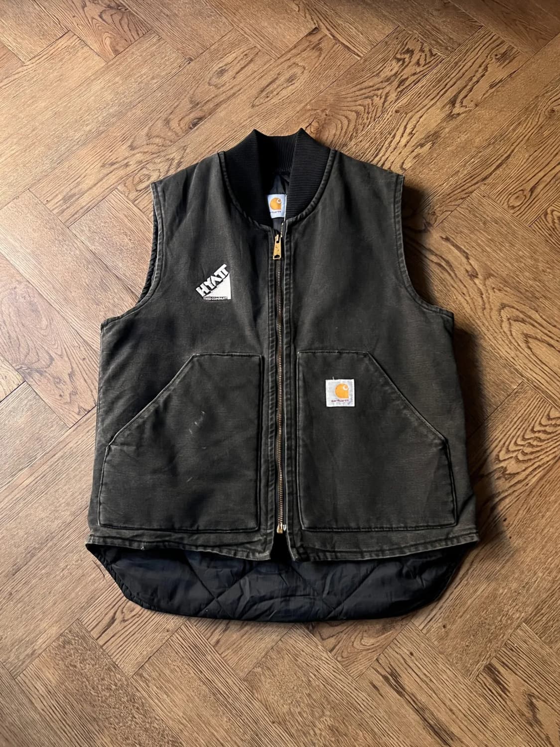 [S]칼하트 USA 빈티지 워싱 HYATT 워크 베스트 상품이미지1