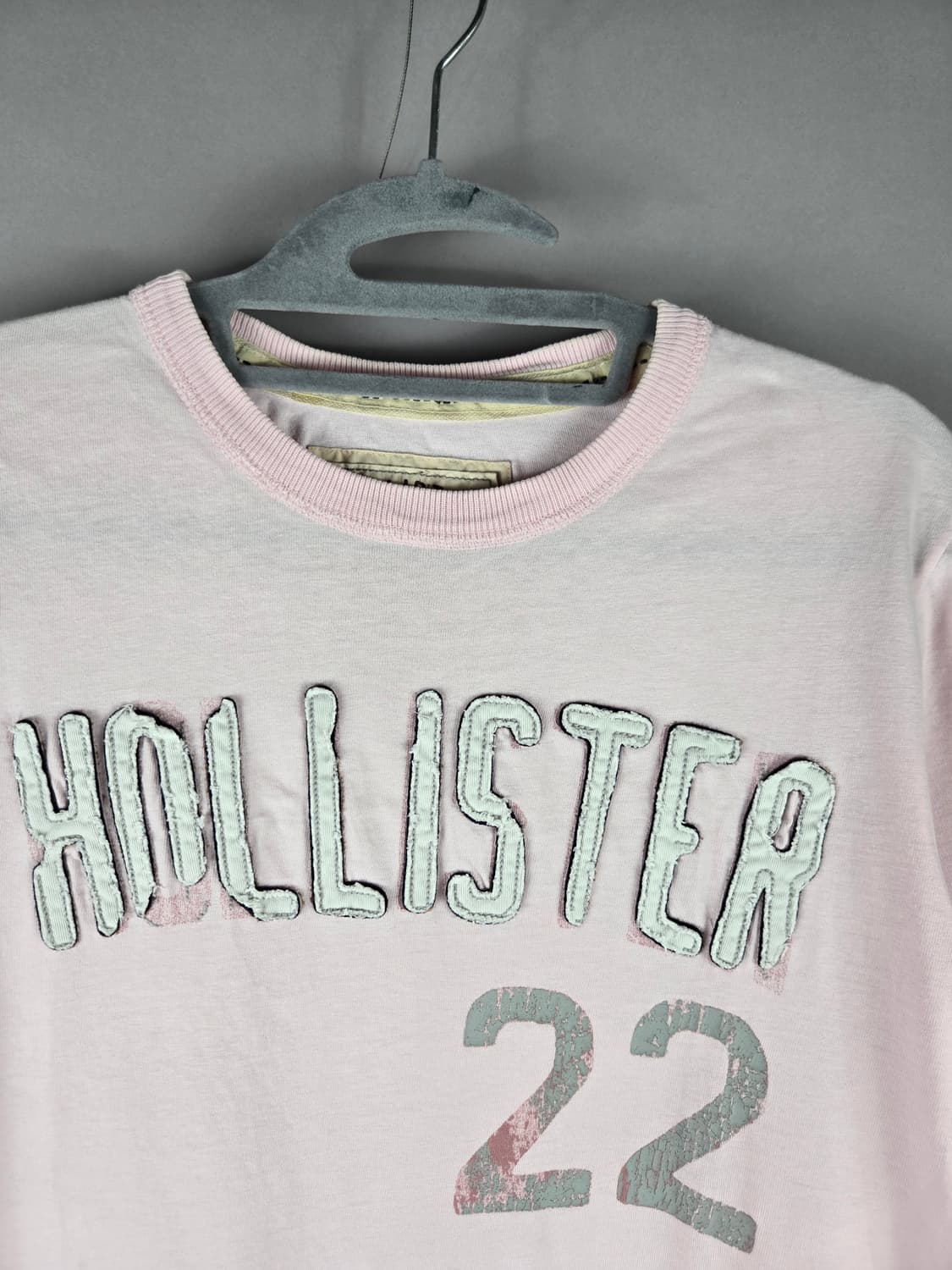 [무료배송]홀리스터 S 남성 반팔티 반팔 티셔츠 연핑크 아베크롬비 상품이미지2