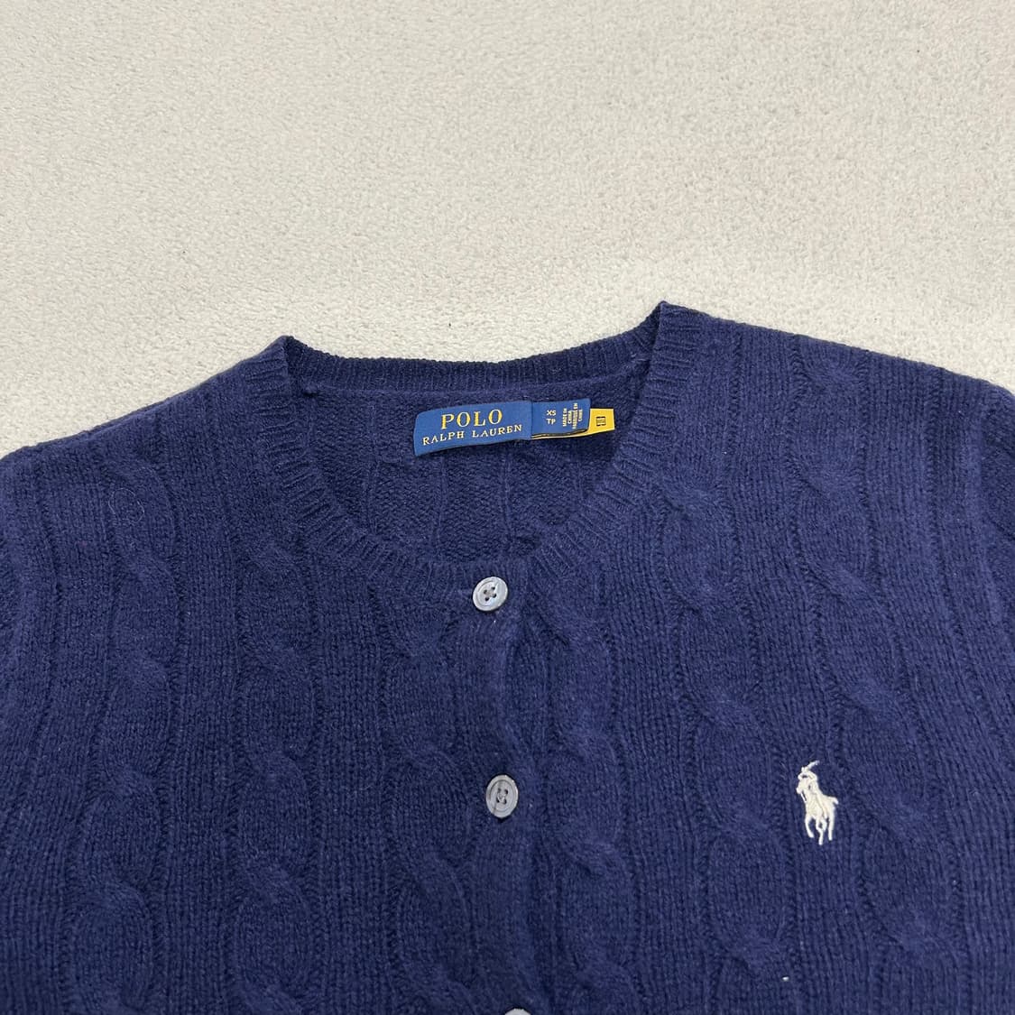 Polo Ralph Lauren navy cardigan 상품이미지5