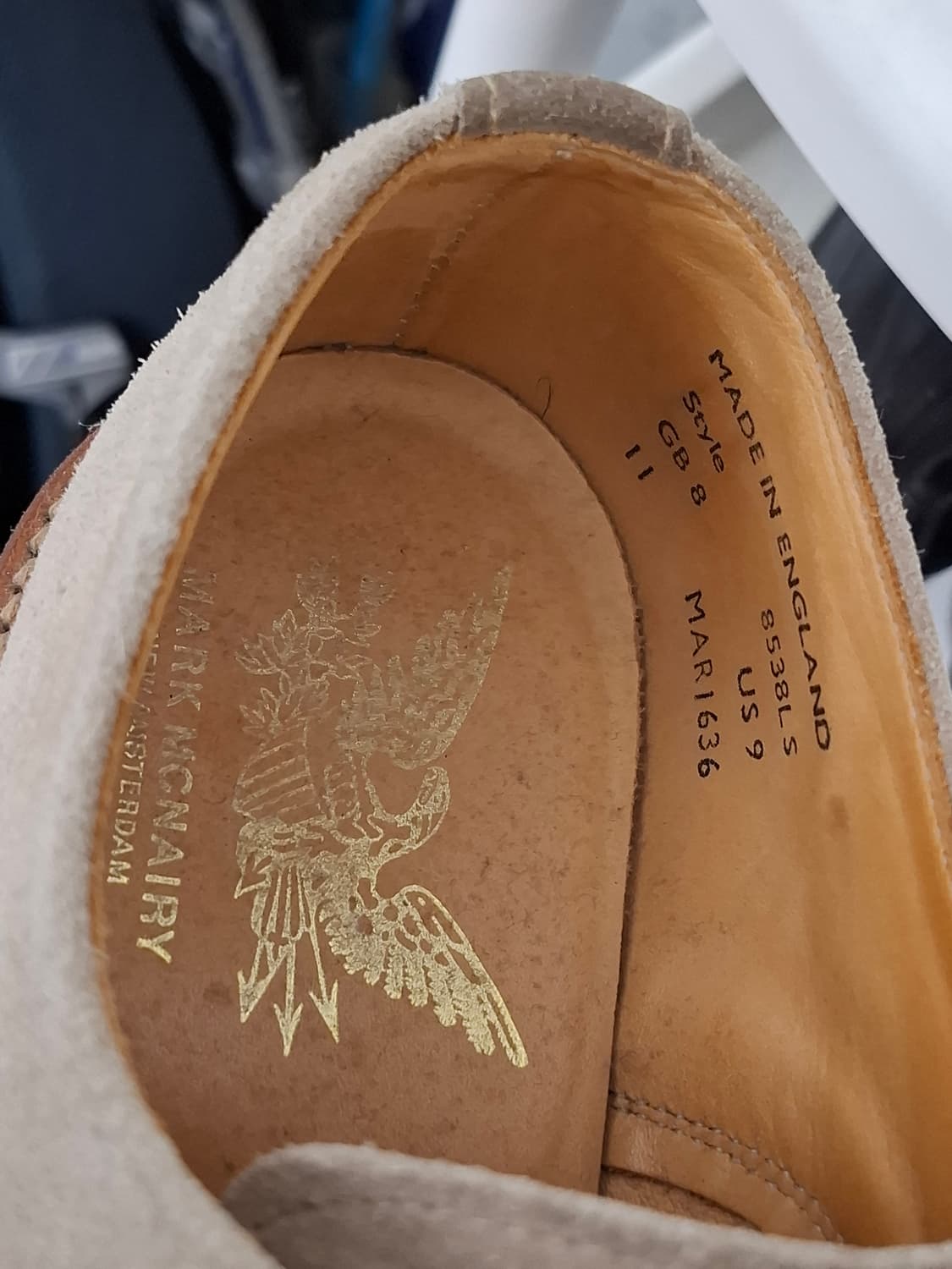 마크 맥네어리 스웨이드 더비슈즈 270 상품이미지3